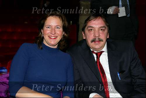 Amsterdam 17 decmber 2001
Princess kerstborrel in het Grace Theater.
Rien de Deugd met vrouw Dianne de Deugd