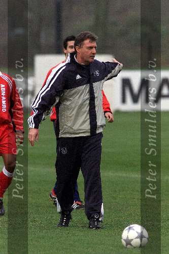 AMSTERDAM 3 december 2001
1e training bij AJAX voor Ruud Krol