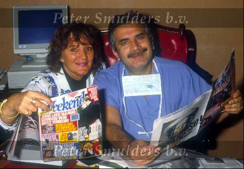 Rome 12 juni 1992
Dr. Antognori met Anita blokziel