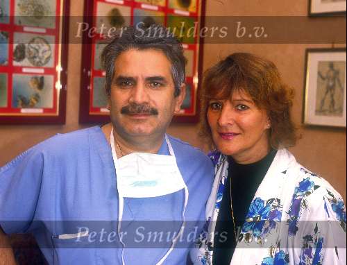 Rome 12 juni 1992
Dr. Antognori met Anita blokziel