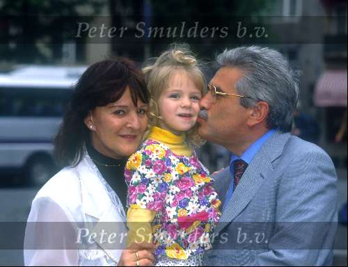 Rome 19 juni 1996
Dr. Antognori met Anita blokziel en haar dochtertje