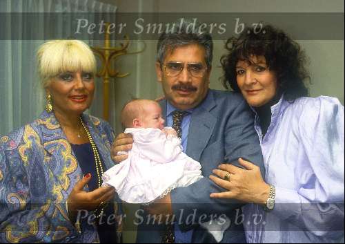 Rome 19 juni 1996
Dr. Antognori en vrouw met Anita blokziel en haar dochtertje