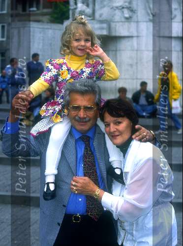 Rome 19 juni 1996
Dr. Antognori met Anita blokziel en haar dochtertje