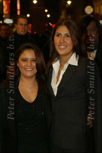 Amsterdam 11 december 2002
Premiere Lord of the rings II
Constance Breukhoven en Shanna Breukhoven