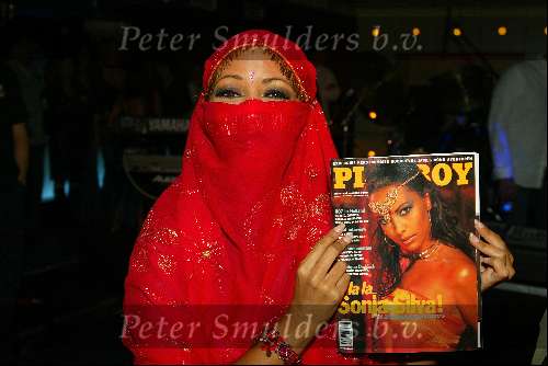 Utrecht 12 december 2002
Presentatie Playboy met Sonja Silva