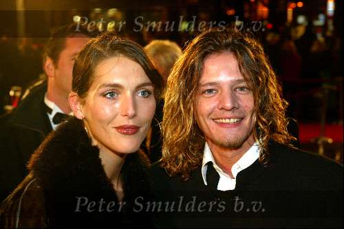 Amsterdam 21 december 2001
Uitreiking van de Rembrandt awards in de beurs van Berlage.
Tygo Gernandt met vriendin