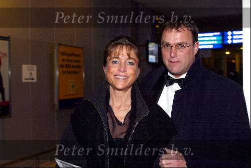 Amsterdam 19 december 2001
Sportman van het jaar verkiezing in de Rai.
Yvonne v Gennip met vriend