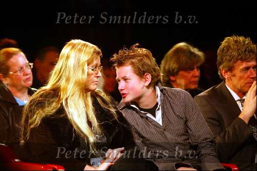 Hilversum 30 december 2003
Begrafenis Toni Boltini in circustent.Angelo Boltini met Pammy Boltini