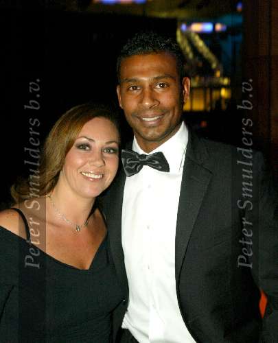 Amsterdam 10 december 2003
Opening Miljonairsbeurs in Rai.  
Aron Winter met vrouw