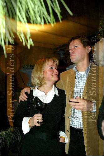 Amsterdam 30 December 2003
Frank Arnesen met zijn vrouw Kate Arnesen