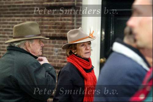Amsterdam 28 december 2003
Jorge Zorreguita met vrouw en beveiliging