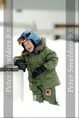 Lech 21 december 2003
Linda de Mol op Vakantie met haar kinderen 
Hier haar zoontje Julian de Mol
Wintersport