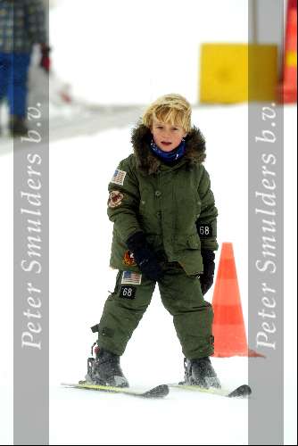 Lech 21 december 2003
Linda de Mol op Vakantie met haar kinderen 
Hier haar zoontje Julian de Mol
Wintersport