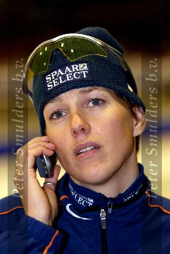 Heerenveen 22 december 2001
Skate  off wedstrijden voor Olympische spelen.
Marianne Timmer