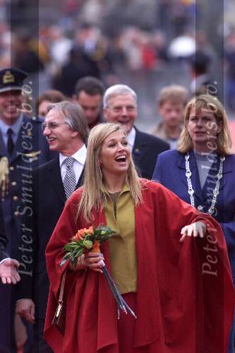 Arnhem 19 september 2001
Maxima en Prins Willem Alexander bezoeken
Gelderland.