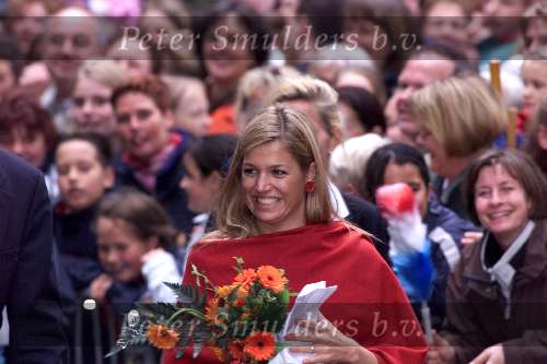 Arnhem 19 september 2001
Maxima en Prins Willem Alexander bezoeken
Gelderland.