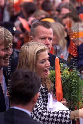 Noord Holland 1 november 2001
Prins Willem Alexander en Maxima bezoeken Noord Holland.