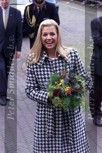 Noord Holland 1 november 2001
Prins Willem Alexander en Maxima bezoeken Noord Holland.