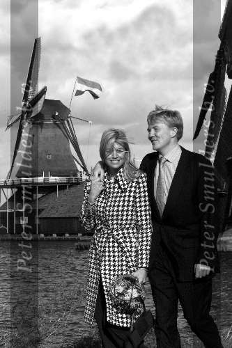 Noord Holland 1 november 2001
Prins Willem Alexander en Maxima bezoeken Noord Holland.
Molen