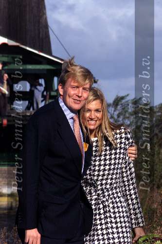 Noord Holland 1 november 2001
Prins Willem Alexander en Maxima bezoeken Noord Holland.