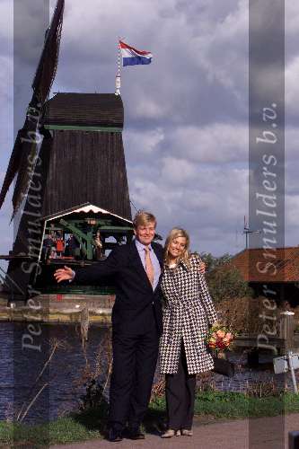 Noord Holland 1 november 2001
Prins Willem Alexander en Maxima bezoeken Noord Holland.
Molen