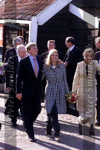Noord Holland 1 november 2001
Prins Willem Alexander en Maxima bezoeken Noord Holland.