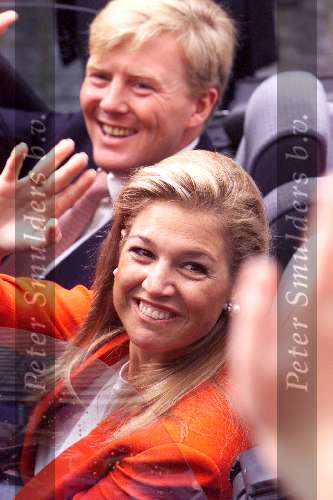 Noord Brabant 4 september 2001
Prins Willem Alexander en Maxima bezoeken Breda, Tilburg, Den Bosch en Eindhoven.