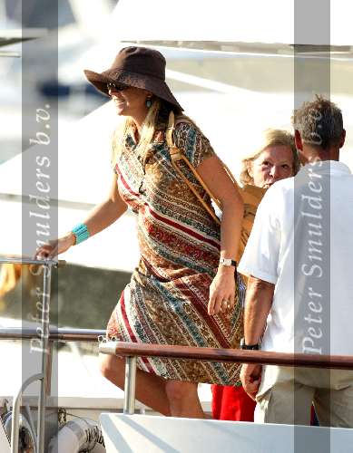 Porto Ercole 5 augustus 2003
Prinses Maxima en Prins Willem Alexander op de jumbo VI