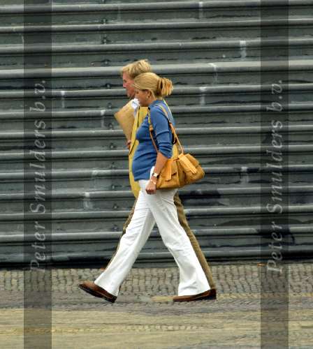 Den Haag 5 september 2003
Prins Willem Alexander en zwangere Prinses Maxima,  bij huis ten bosch