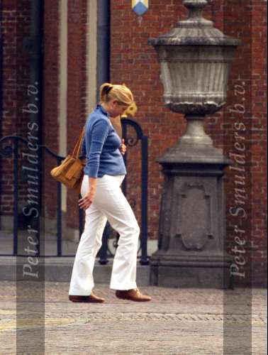 Den Haag 5 september 2003
Prins Willem Alexander en zwangere Prinses Maxima,  bij huis ten bosch