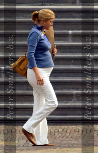 Den Haag 5 september 2003
Prins Willem Alexander en zwangere Prinses Maxima,  bij huis ten bosch
