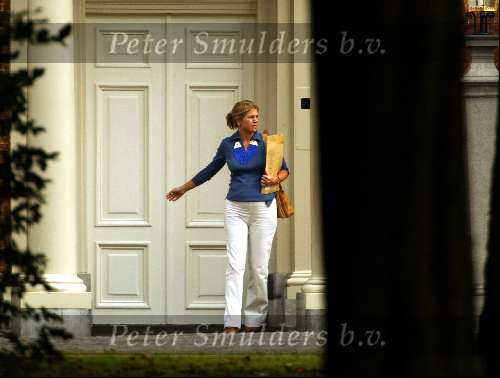 Den Haag 5 september 2003
Prins Willem Alexander en zwangere Prinses Maxima,  bij huis ten bosch