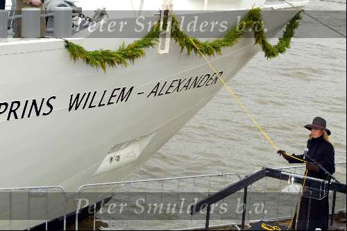 Rotterdam 6 februari 2003
Prinses Maxima doopt de Prins Willem Alexander