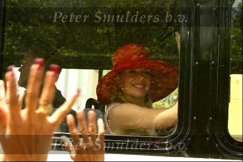 Curacao 7 mei 2002
Prins Willem Alexander en Maxima bezoeken Curacao