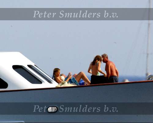Porto Ercole 6 augustus 2003
Prinses Maxima in badpak op de jumbo VI