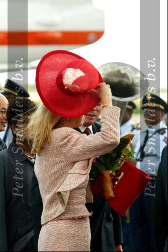 Curacao 7 mei 2002
Prins Willem Alexander en Maxima bezoeken Curacao