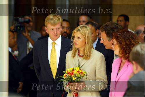 Curacao 7 mei 2002
Prins Willem Alexander en Maxima bezoeken Curacao