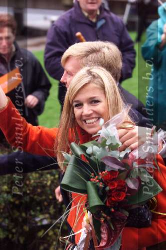 Groningen 7 november 2001
Prins Willem Alexander en Maxima bezoeken de provincie
Groningen.