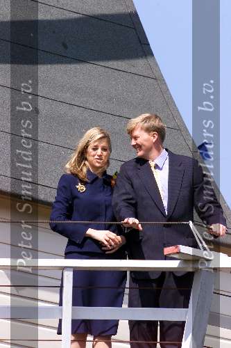 Lisse 9 mei 2001
Maxima en Prins Willem Alexander bezoeken de Keukehof.