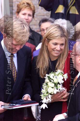 Zuid Holland 8 oktober 2001
Prins Willem Alexander en Maxima bezoeken de provincie Zuid Holland.