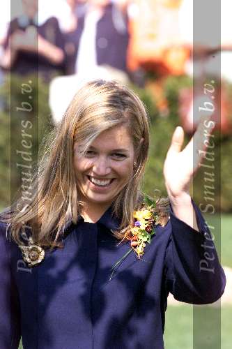 Lisse 9 mei 2001
Maxima en Prins Willem Alexander bezoeken de Keukehof.