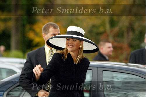 Kapellen 9 november 2002
Trouwen Emily Bremers en Roderick v Wijck .
Prinses Maxima