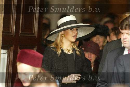 Kapellen 9 november 2002
Trouwen Emily Bremers en Roderick v Wijck .
Prinses Maxima