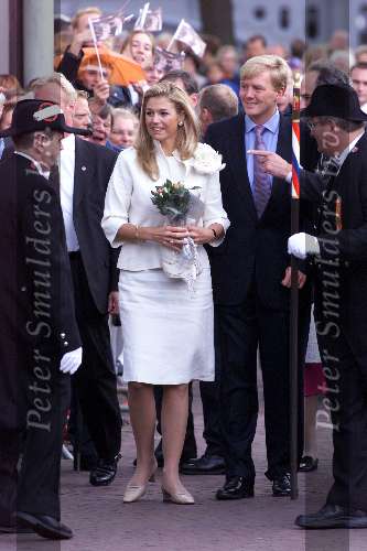 Amsterdam 10 september 2001
Prins Willem Alexander en Maxima bezoeken Amsterdam.