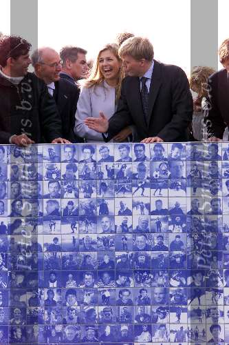 Leeuwarden 10 oktober 2001
Prins Willem Alexander en Maxima bezoeken de provincie Friesland.