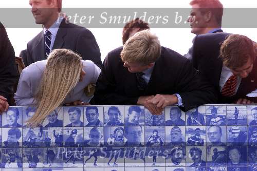 Leeuwarden 10 oktober 2001
Prins Willem Alexander en Maxima bezoeken de provincie Friesland.  Ed Nijpels