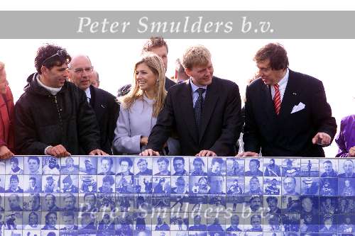 Leeuwarden 10 oktober 2001
Prins Willem Alexander en Maxima bezoeken de provincie Friesland.  Ed Nijpels