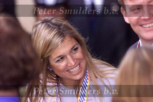 Leeuwarden 10 oktober 2001
Prins Willem Alexander en Maxima bezoeken de provincie Friesland.