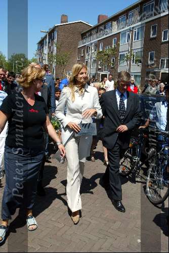 Leiden 11 juni 2003
Maxima op bezoek in Leiden