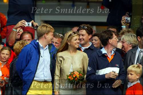 Kaagdorp 11 juli 2002
Prins Willem Alexander en Prinses Maxima